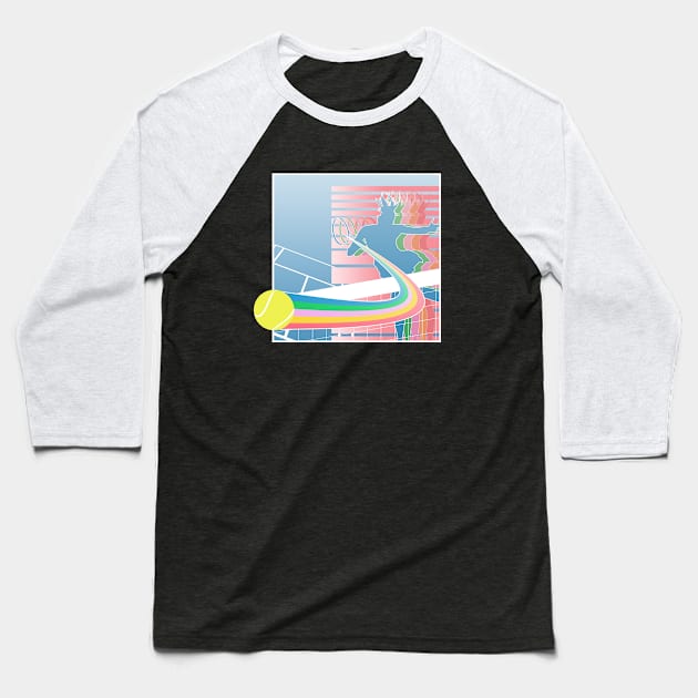 OSC - Deuce (No Text) Baseball T-Shirt by OpusScience